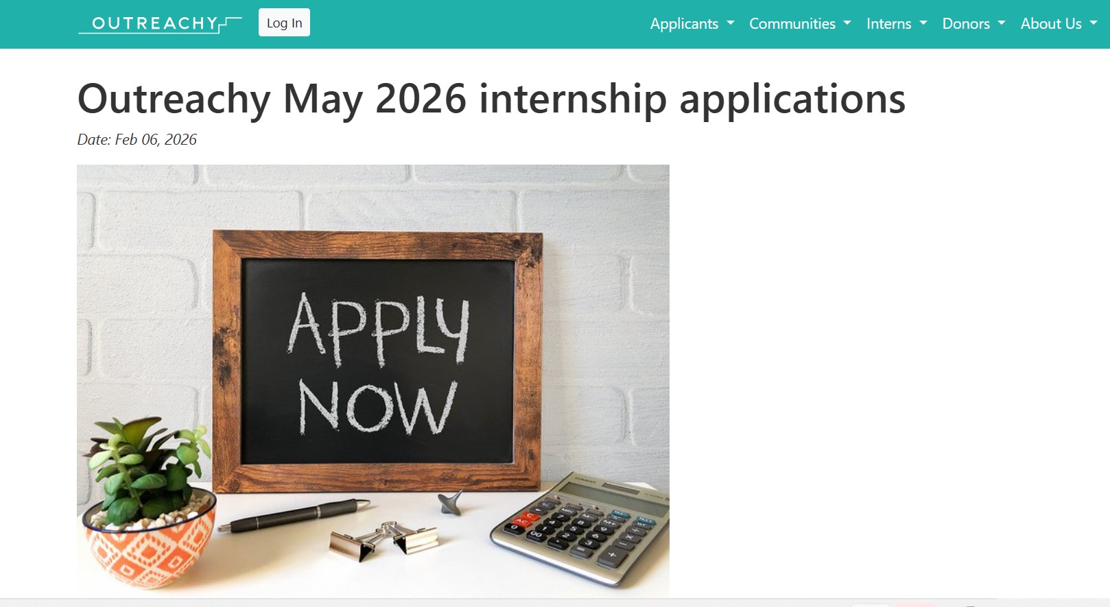 Outreachy May 2026 Internship