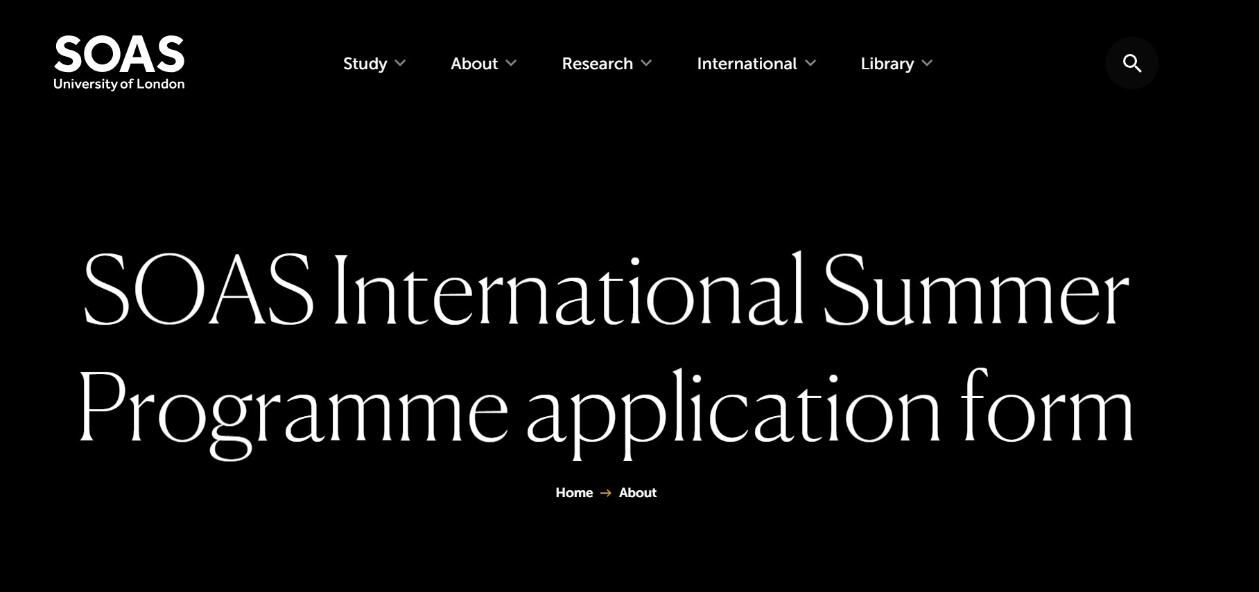 SOAS University International Summer Programme (with English Language) 2026 SOAS University International Summer Programme