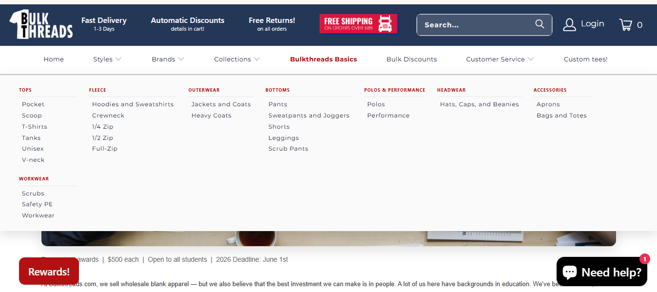 Bulkthreads.com Scholarships 2026