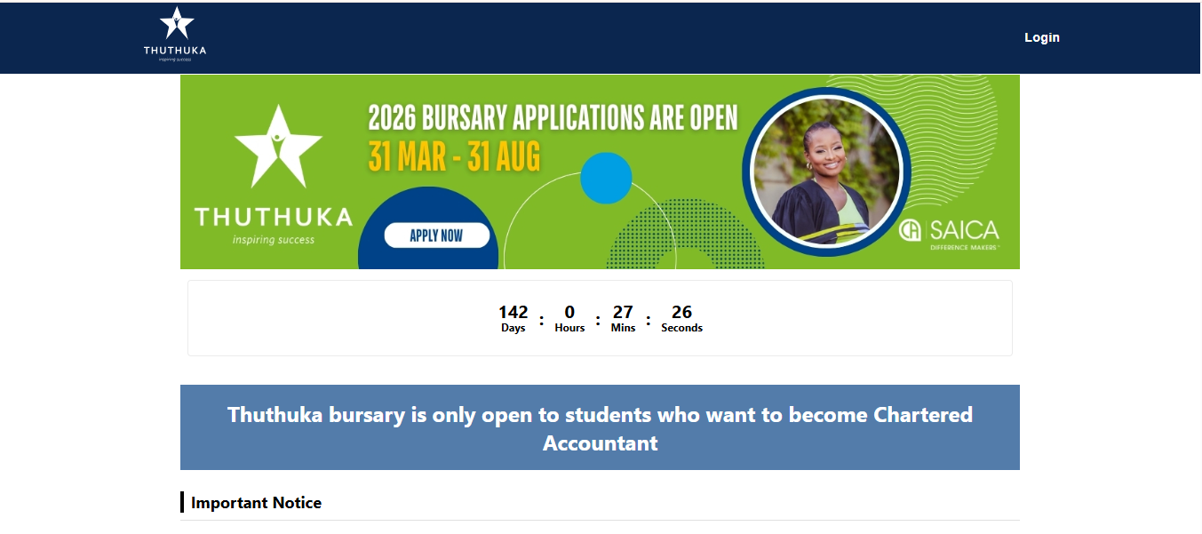 Thuthuka Bursary Fund 2027