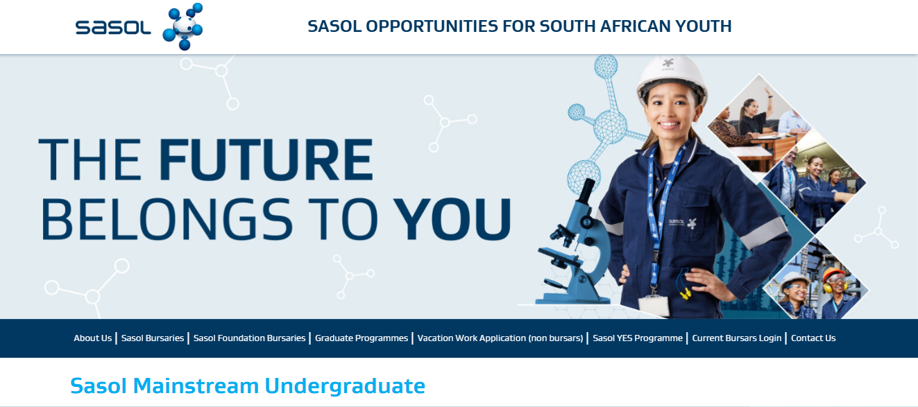 Sasol Mainstream Undergraduate Bursary 