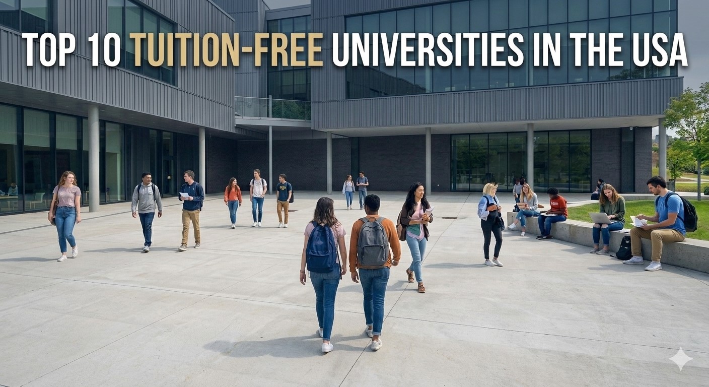 Top 10 Tuition-Free Universities in the USA 