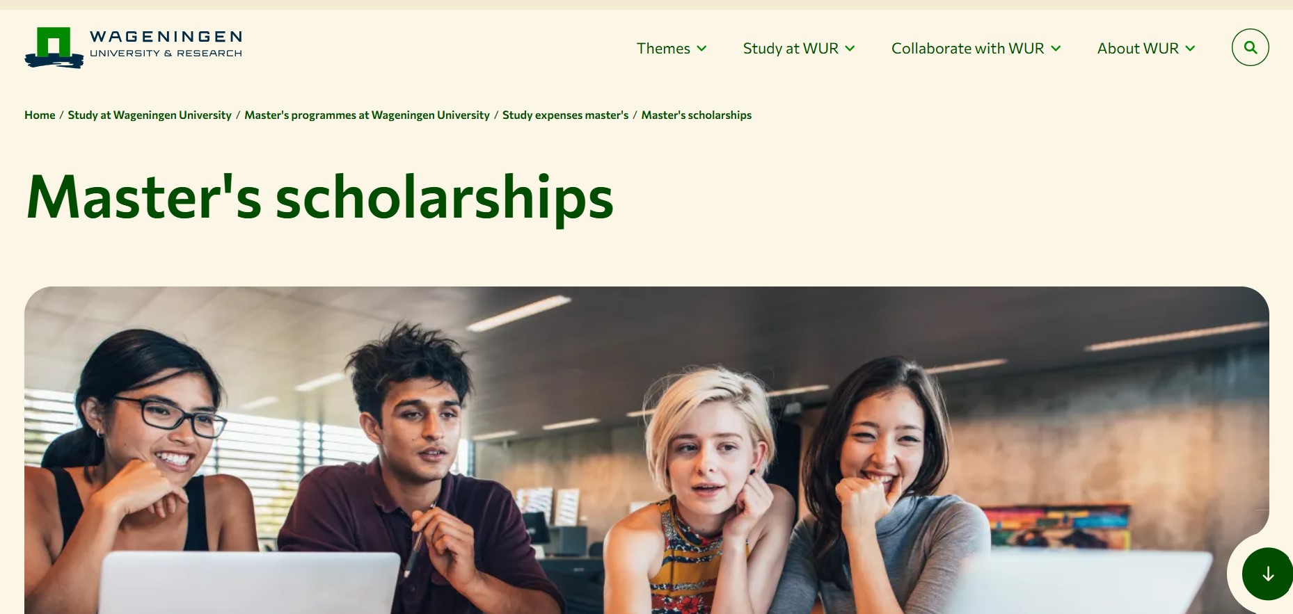 Wageningen University Master’s Scholarships 2026