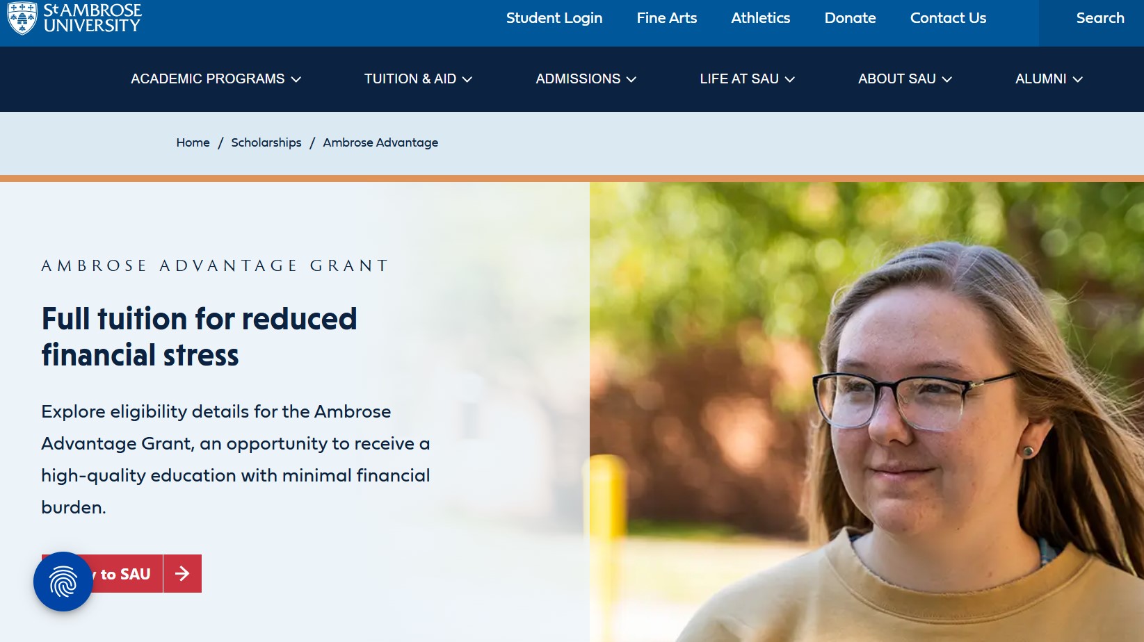 Ambrose Advantage Grant 2026 at St. Ambrose University 