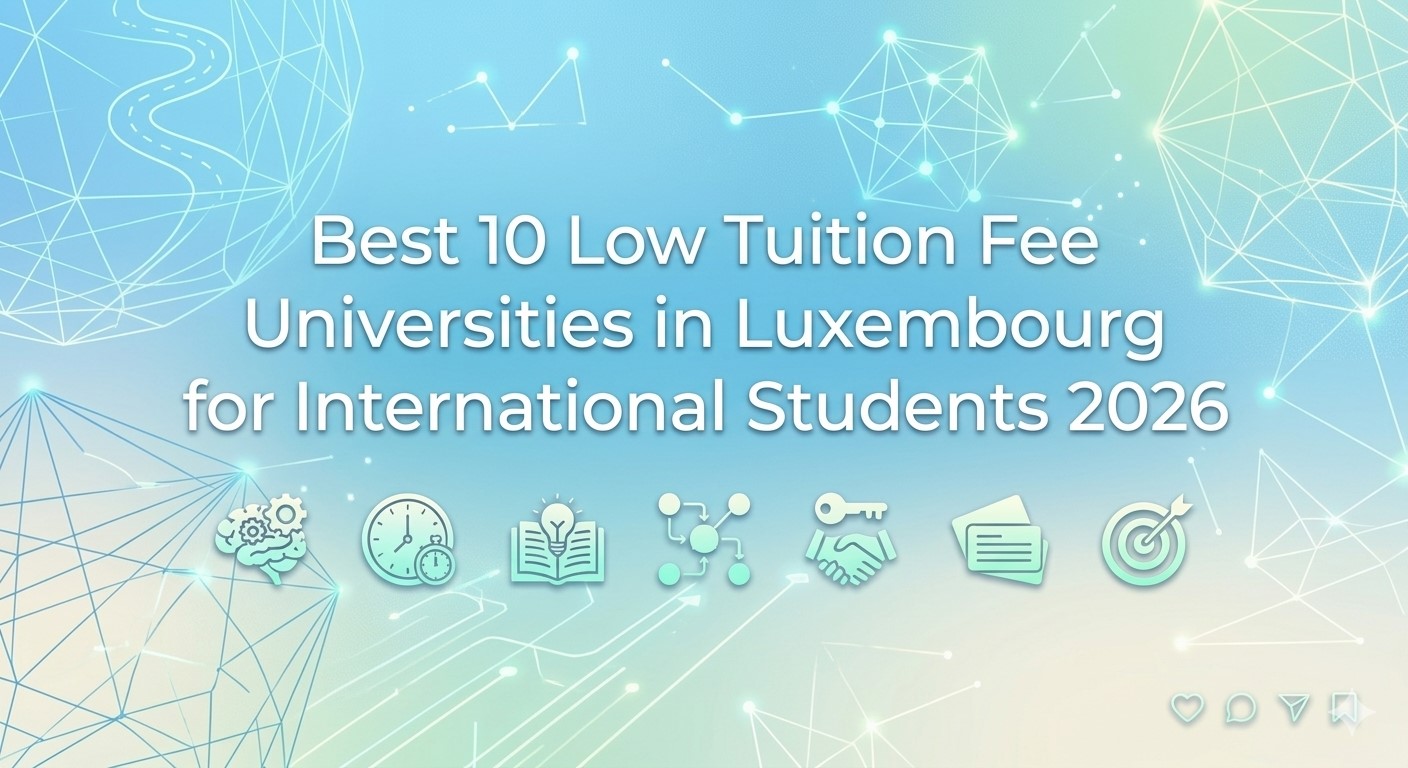 Best 10 Low Tuition Fee Universities in Luxembourg for International Students 2026
