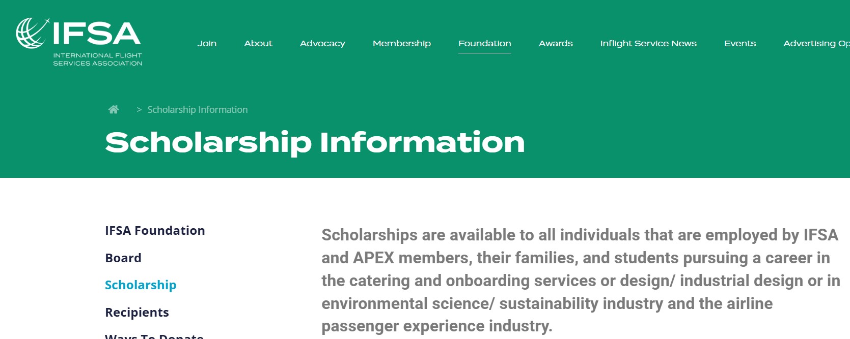 IFSA Foundation Scholarship 2026 