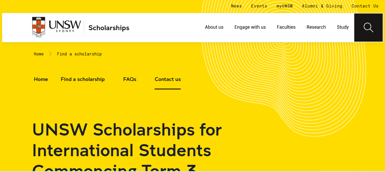 UNSW Scholarships for International Students
