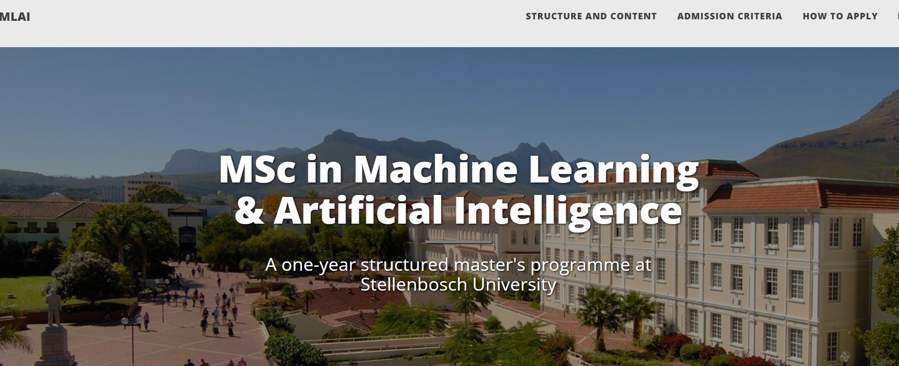 Stellenbosch University Scholarship 2027