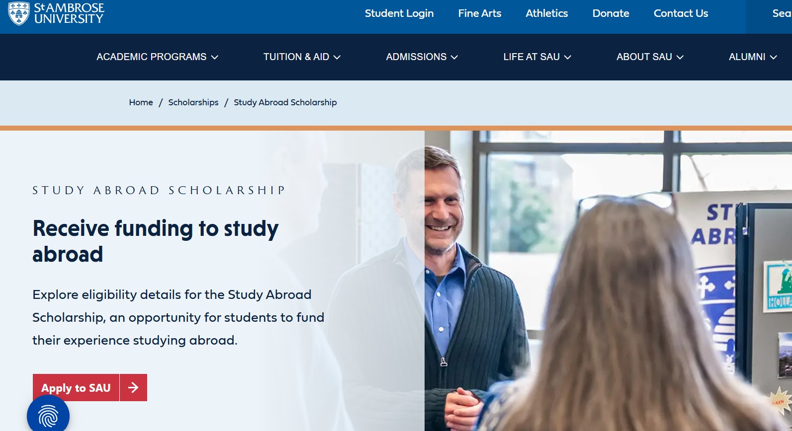Study Abroad Scholarship at St. Ambrose University 2026