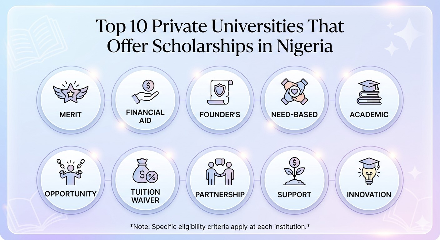 Top 10 Private Universities That Offer Scholarships in Nigeria (2026 Complete Guide) Top 10 Private Universities That Offer Scholarships in Nigeria