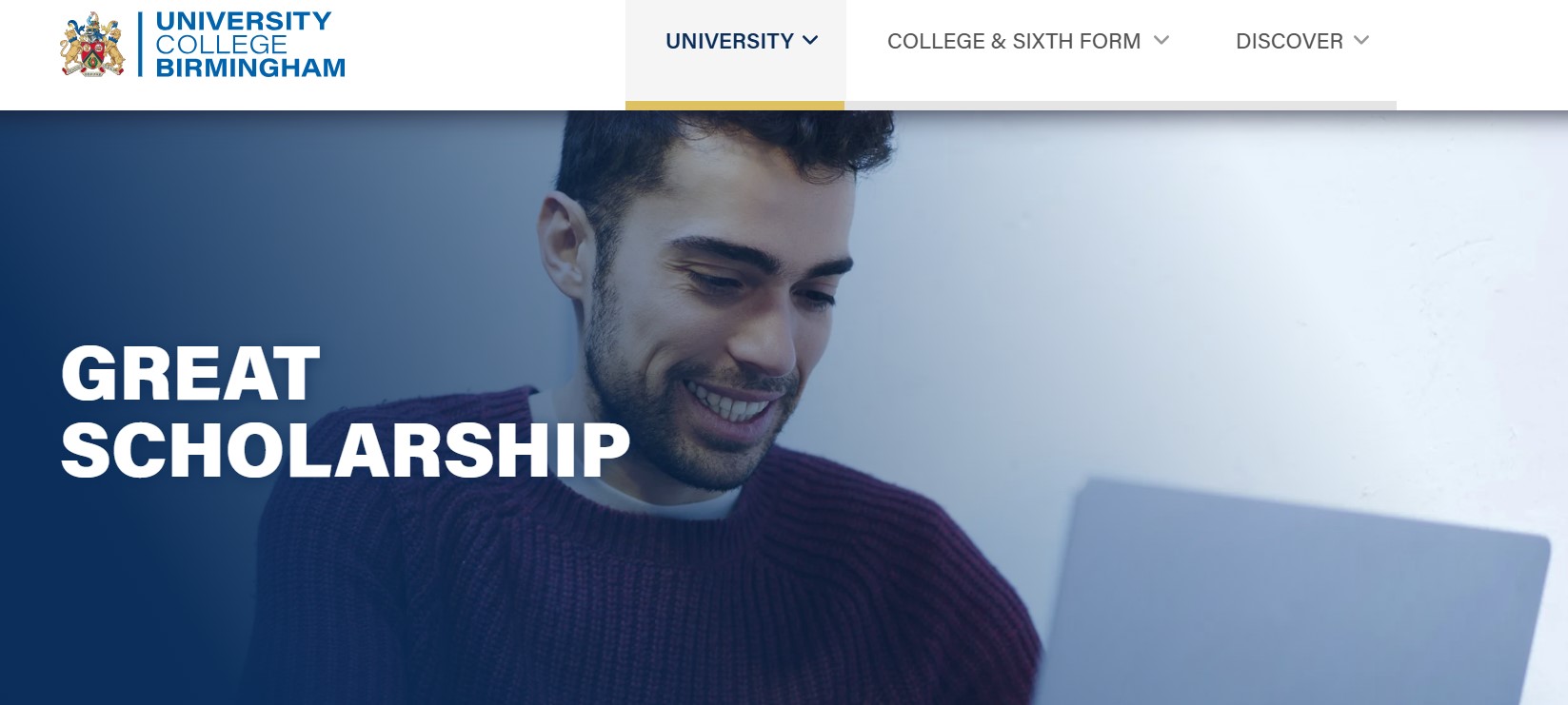 University College Birmingham GREAT Scholarships 2026