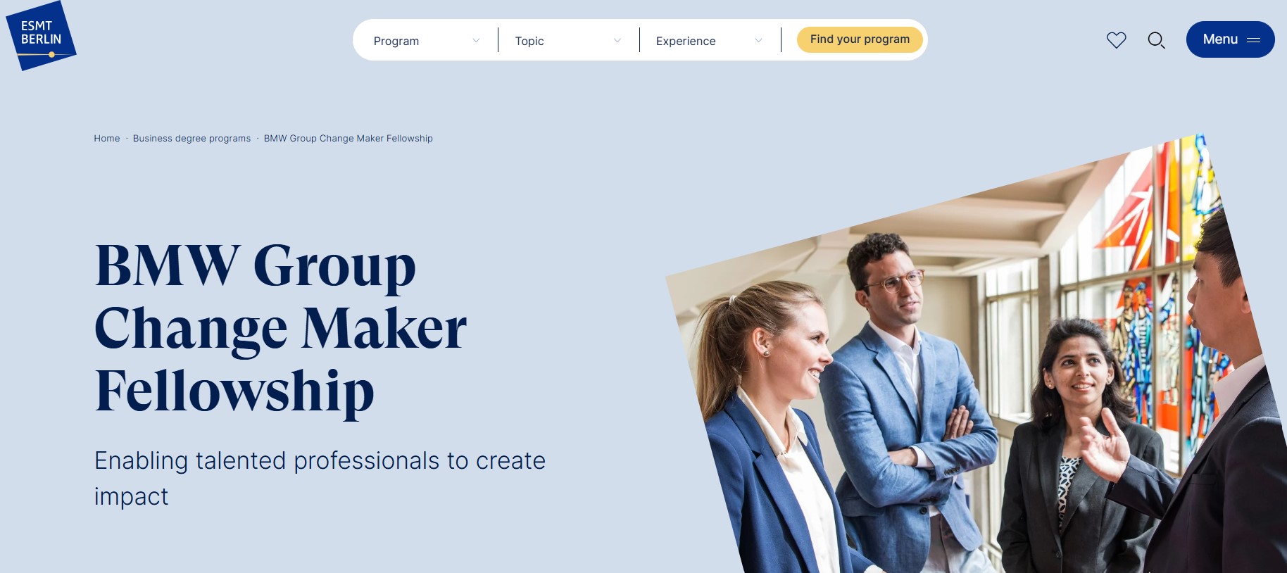 BMW Group Change Maker Fellowship 2026