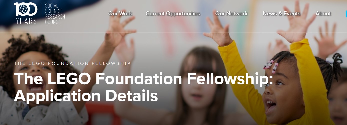 LEGO Foundation Fellowship 2026