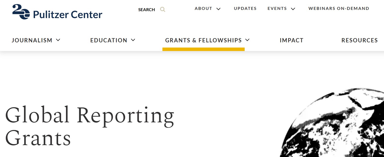 Pulitzer Center Global Reporting Grants 2026
