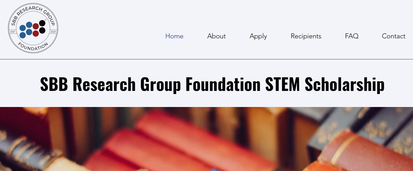 SBB Research Group Foundation STEM Scholarship 2026
