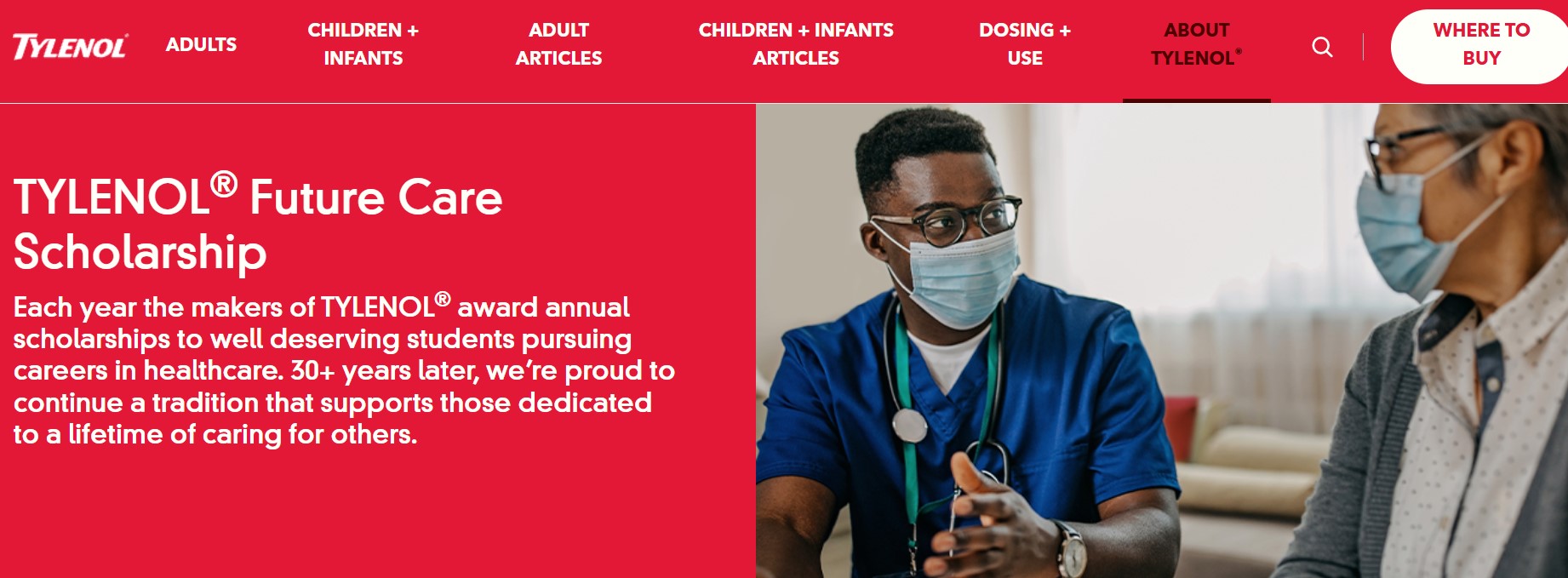 TYLENOL Future Care Scholarship 2026