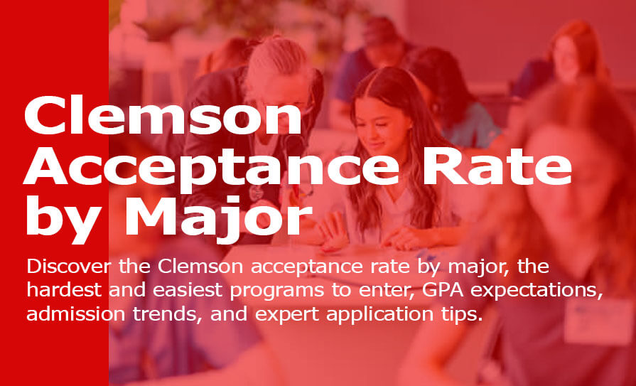 Clemson Acceptance Rate by Major