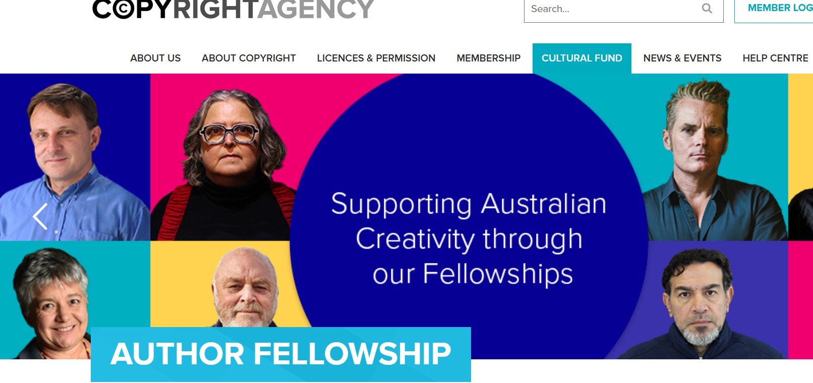 Copyright Agency Author Fellowship 2026