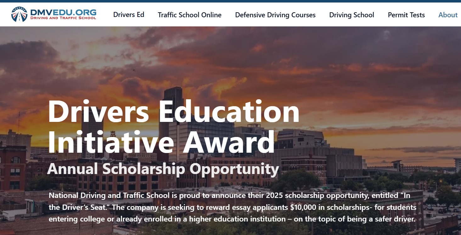DMV Road Safety Scholarship 2026