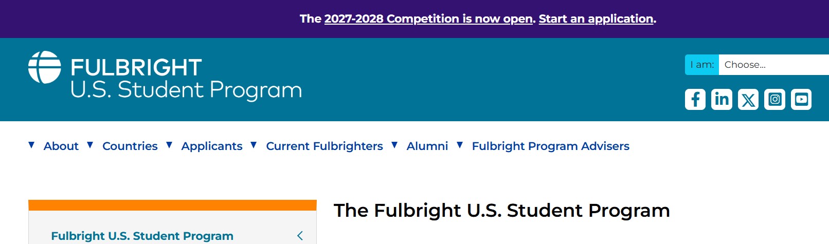 Fulbright U.S. Student Program