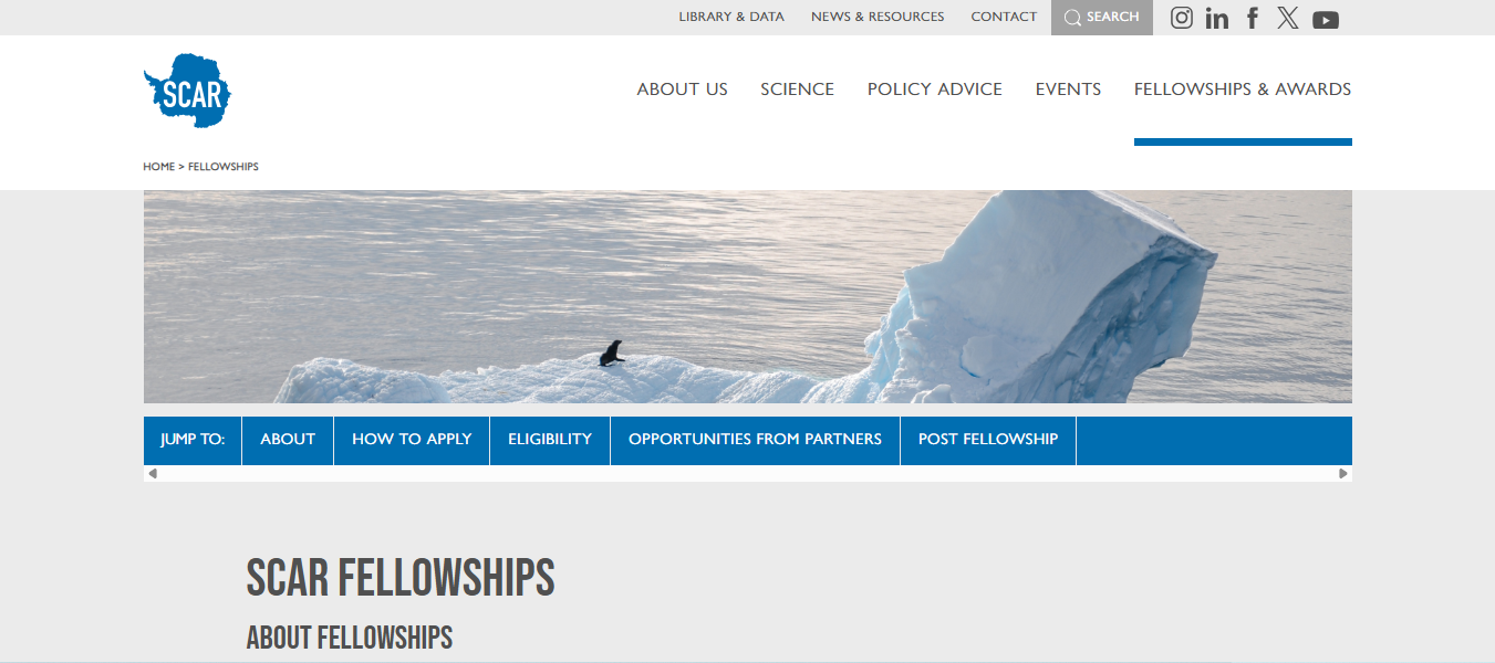 SCAR Fellowships 2026