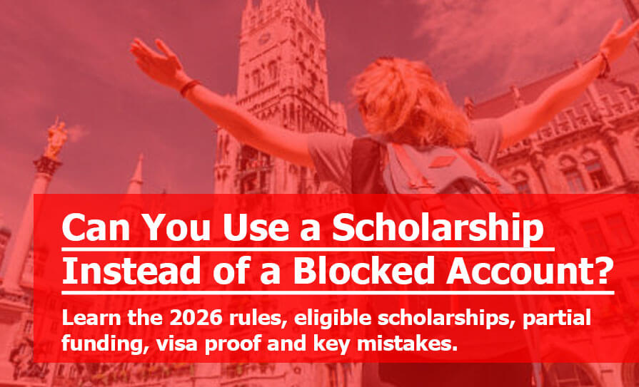 Can You Use a Scholarship Instead of a Blocked Account in Germany? Scholarships and Germany Blocked Account Rules Can You Use a Scholarship Instead of a Blocked Account in Germany