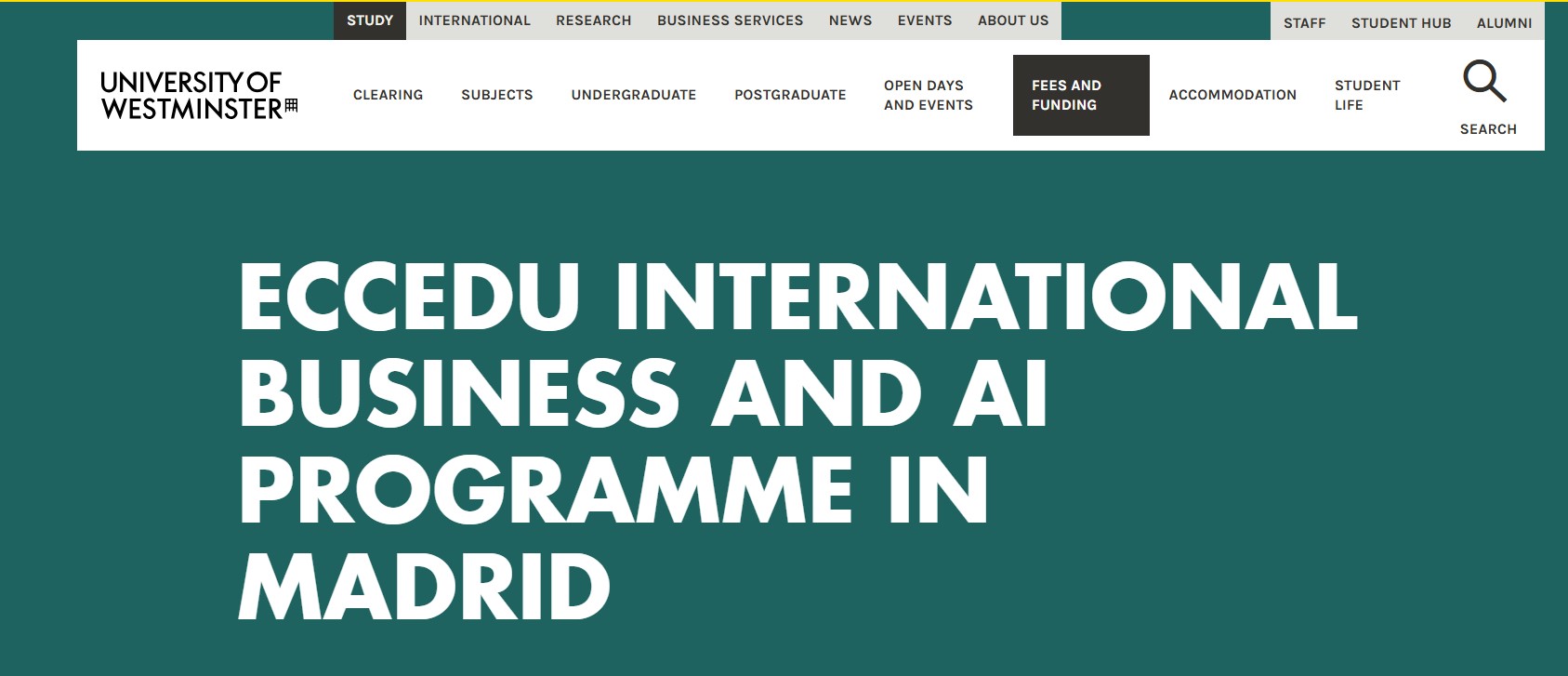 ECCEDU International Business and AI Programme in Madrid 2026