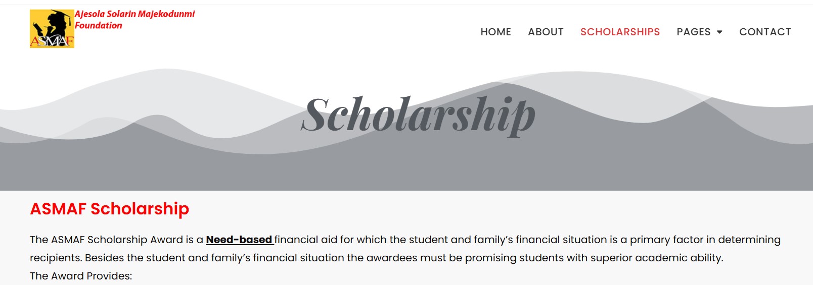 ASMAF Scholarship 2026 for Nigerian Women
