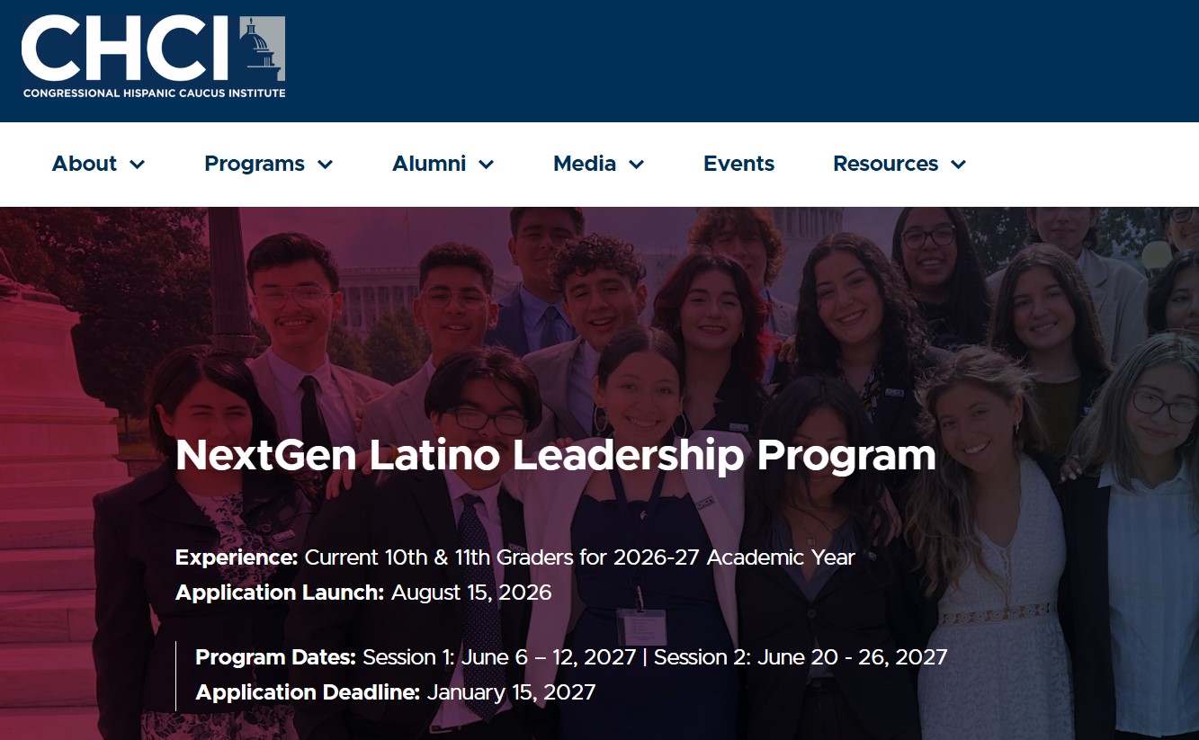 CHCI NextGen Latino Leadership Program 2027