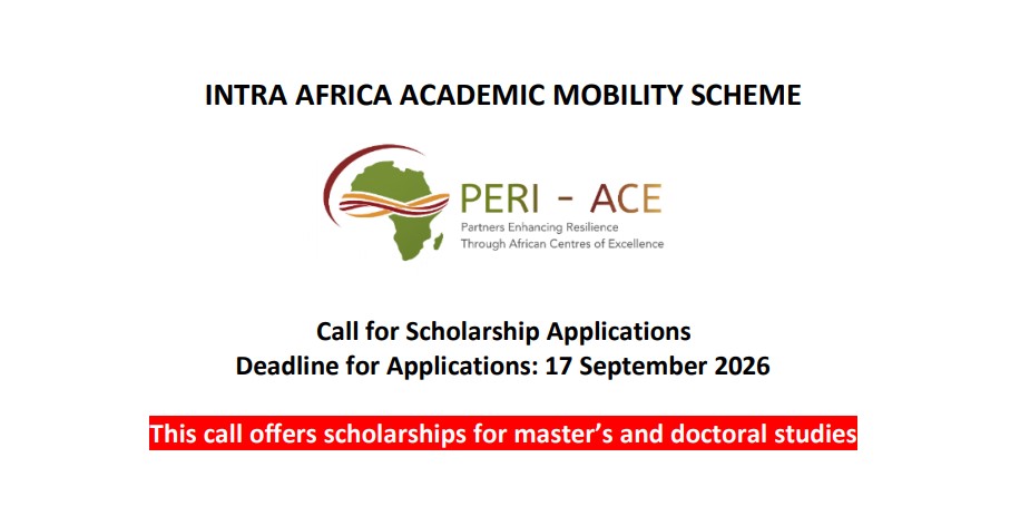 INTRA-AFRICA PERI-ACE Academic Mobility Scholarship 2026
