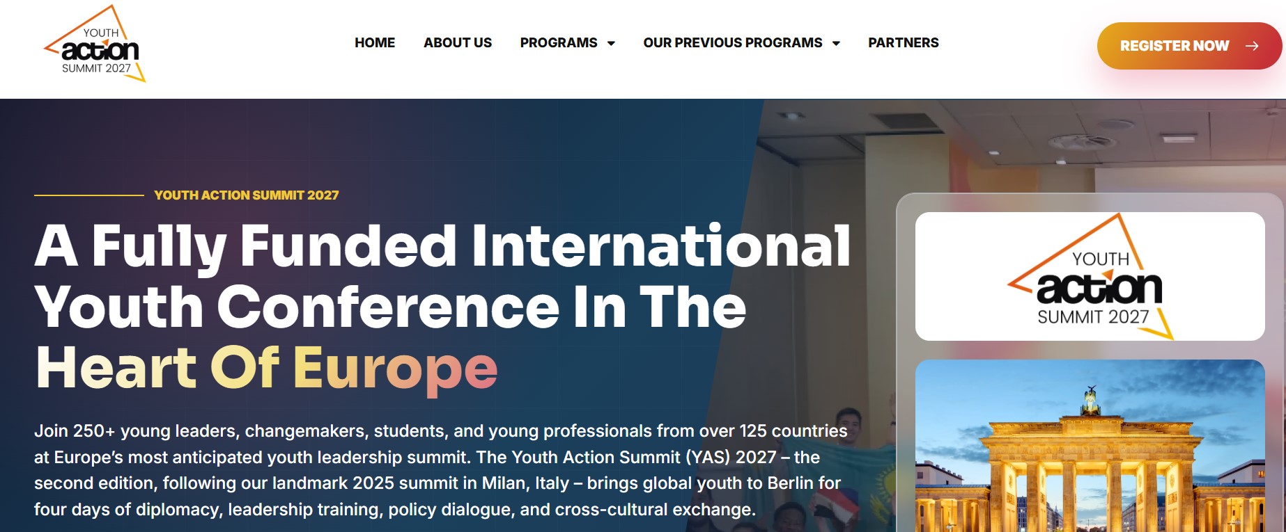 Youth Action Summit 2027