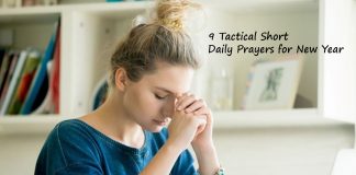 9 Tactical Short Daily Prayers for New Year
