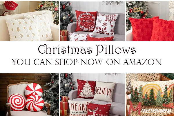 Christmas Pillows on Amazon