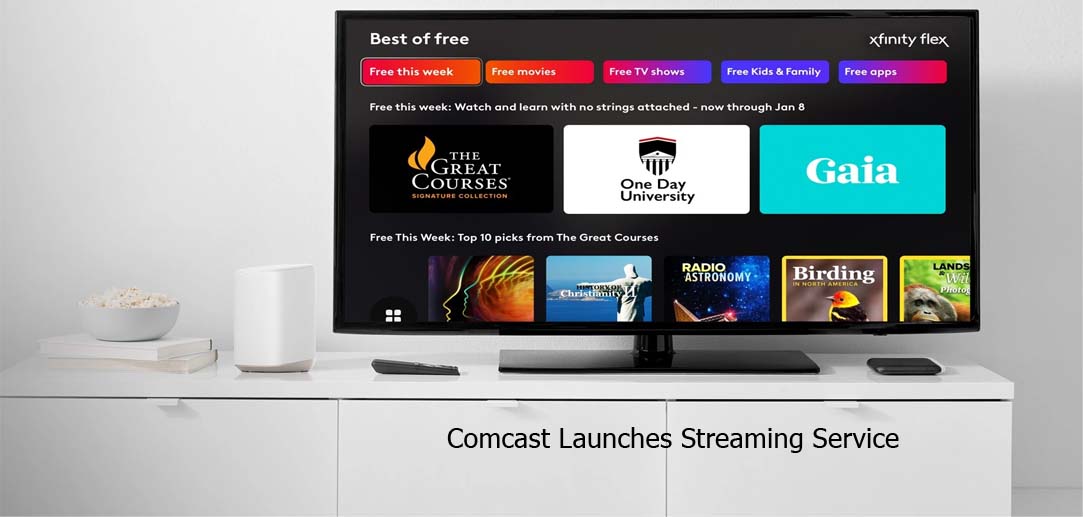 Comcast Launches Streaming Service