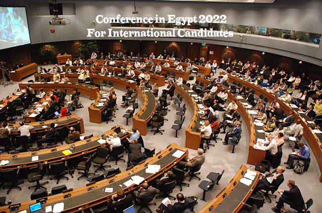 Conference in Egypt 2022 For International Candidates