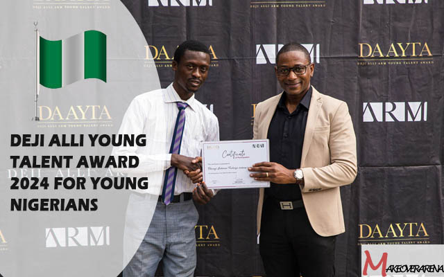 Deji Alli Young Talent Award 2024 for Young Nigerians