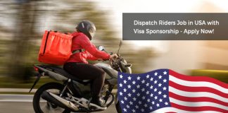 Dispatch Riders Job in USA with Visa Sponsorship - Apply Now!