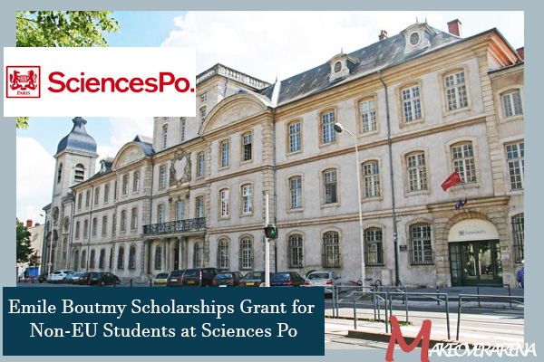 Emile Boutmy Scholarships Grant for Non-EU Students at Sciences Po 
