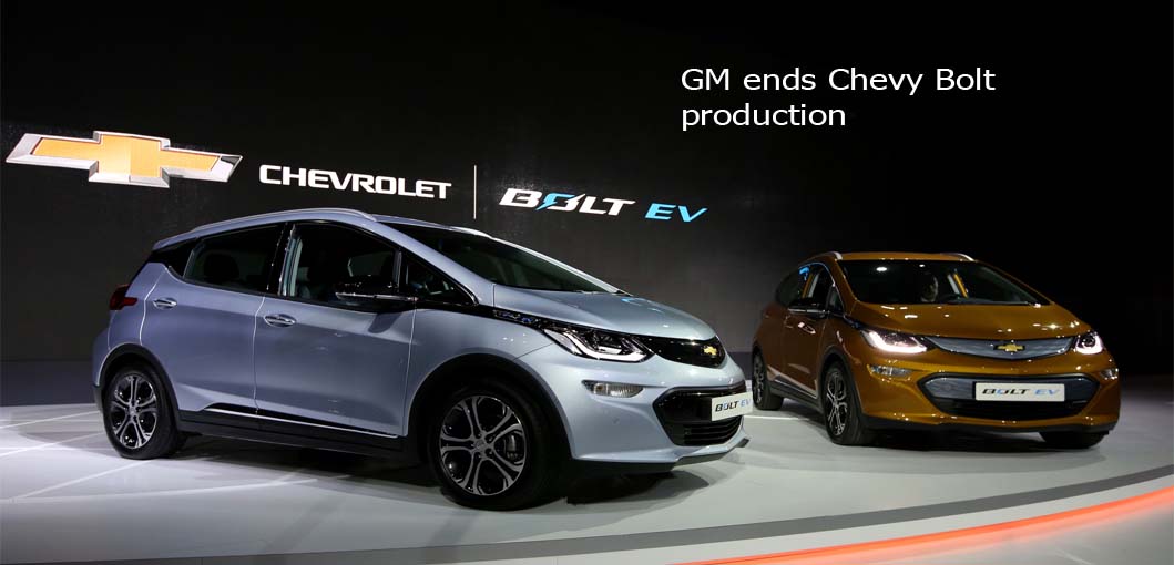 GM ends Chevy Bolt production