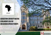 Georgetown University Masters Scholarships 2024