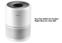 Get This HEPA Air Purifier Right Now for Just $84