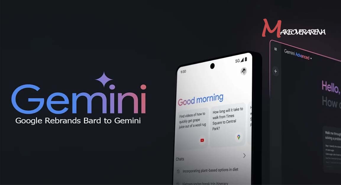 Google Rebrands Bard to Gemini