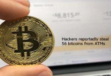 Hackers reportedly steal 56 bitcoins from ATMs