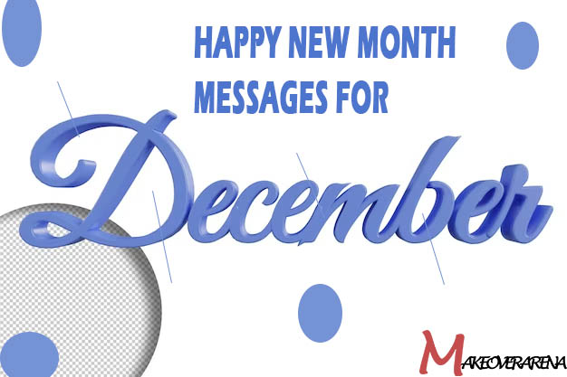 Happy New Month Messages for December