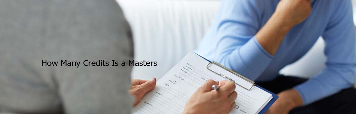 How Many Credits Is a Masters
