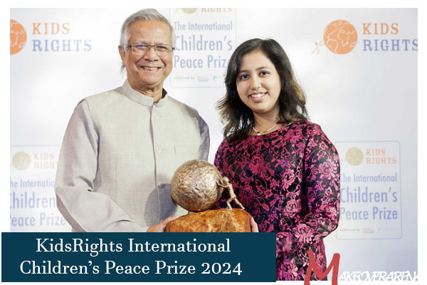 KidsRights International Children’s Peace Prize 2024 