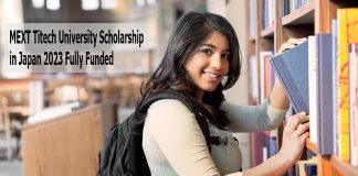 MEXT Titech University Scholarship in Japan 2023 Fully Funded