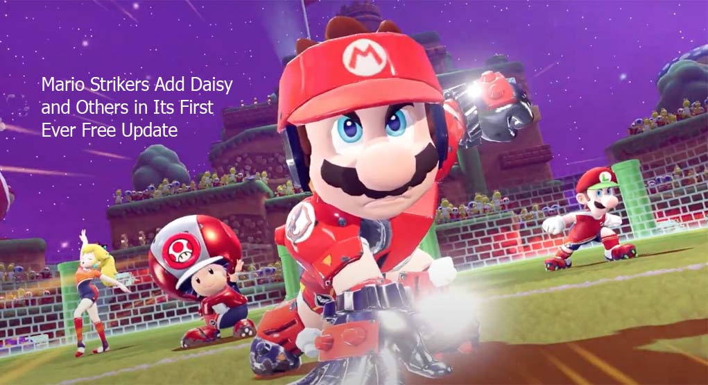 Mario Strikers Add Daisy and Others in Its First Ever Free Update