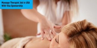 Massage Therapist Job in USA With Visa Sponsorship