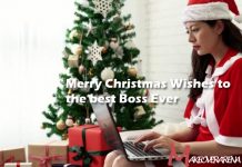 Merry Christmas Wishes to the best Boss Ever